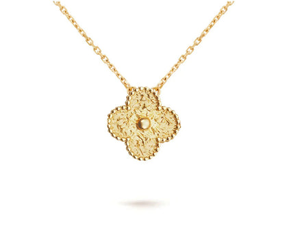 [ORA]CLOVER 15MM SINGLE FLOWER NECKLACE COLLECTION