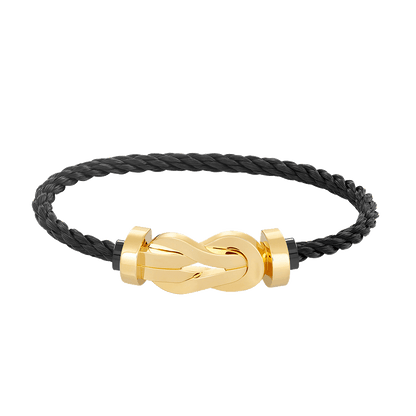 [ORA]CHANCE LARGE 8 FIGURE BUCKLE NO DIAMOND BRACELET GOLD