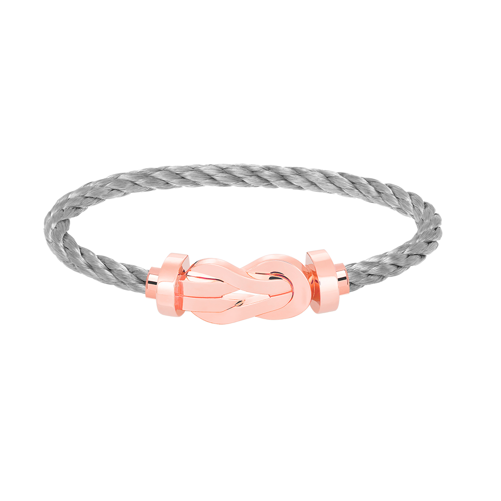 [ORA]CHANCE LARGE 8 FIGURE BUCKLE NO DIAMOND BRACELET ROSE GOLD
