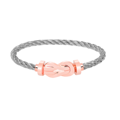 [ORA]CHANCE LARGE 8 FIGURE BUCKLE NO DIAMOND BRACELET ROSE GOLD