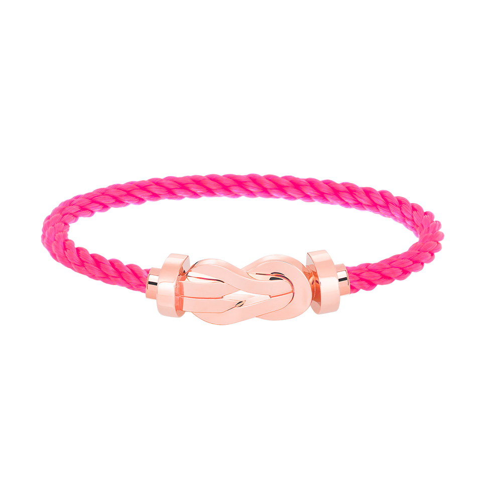 [ORA]CHANCE LARGE 8 FIGURE BUCKLE NO DIAMOND BRACELET ROSE GOLD