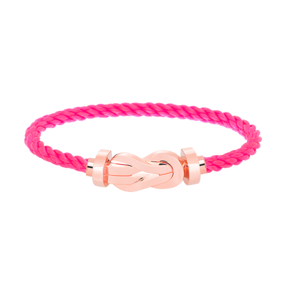 [ORA]CHANCE LARGE 8 FIGURE BUCKLE NO DIAMOND BRACELET ROSE GOLD