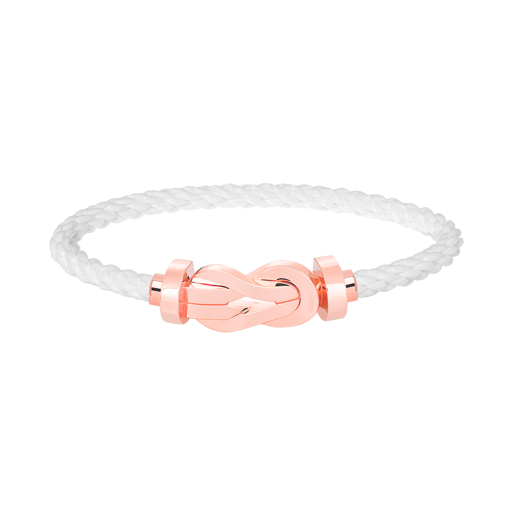 [ORA]CHANCE LARGE 8 FIGURE BUCKLE NO DIAMOND BRACELET ROSE GOLD