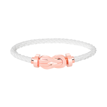 [ORA]CHANCE LARGE 8 FIGURE BUCKLE NO DIAMOND BRACELET ROSE GOLD