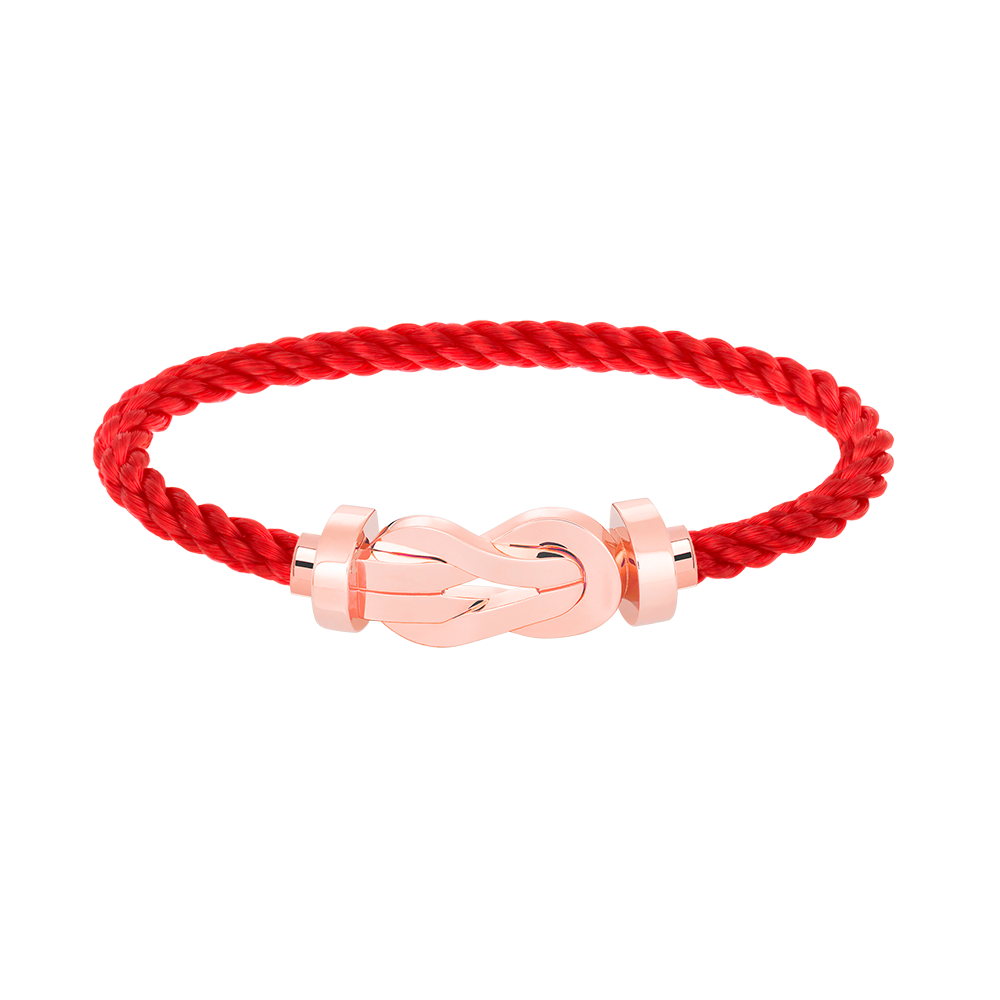[ORA]CHANCE LARGE 8 FIGURE BUCKLE NO DIAMOND BRACELET ROSE GOLD