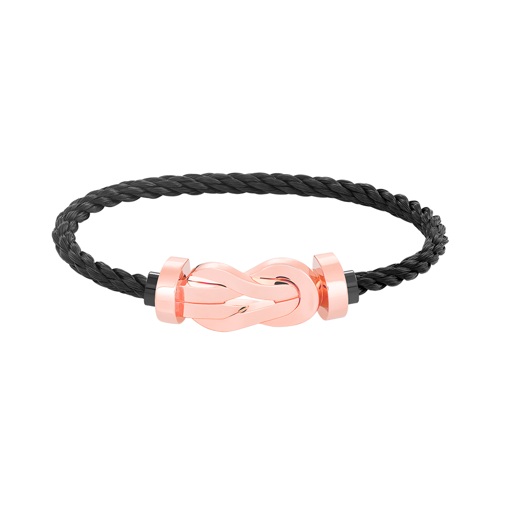 [ORA]CHANCE LARGE 8 FIGURE BUCKLE NO DIAMOND BRACELET ROSE GOLD
