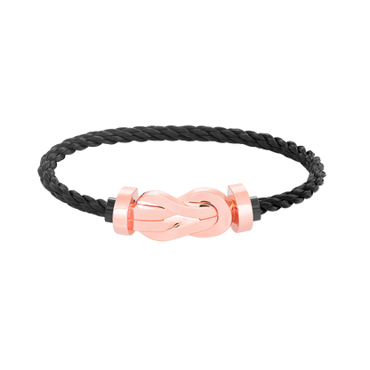 [ORA]CHANCE LARGE 8 FIGURE BUCKLE NO DIAMOND BRACELET ROSE GOLD