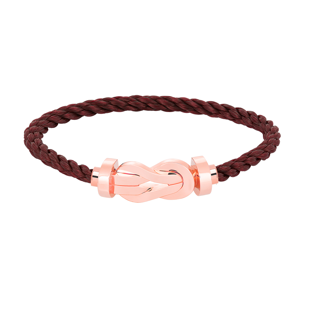 [ORA]CHANCE LARGE 8 FIGURE BUCKLE NO DIAMOND BRACELET ROSE GOLD