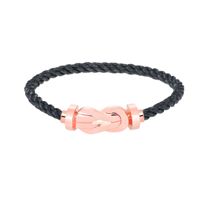 [ORA]CHANCE LARGE 8 FIGURE BUCKLE NO DIAMOND BRACELET ROSE GOLD