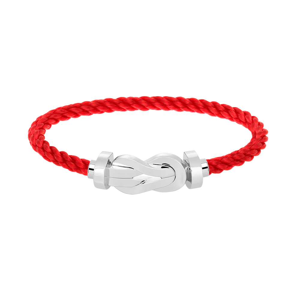 [ORA]CHANCE LARGE 8 FIGURE BUCKLE NO DIAMOND BRACELET SILVER