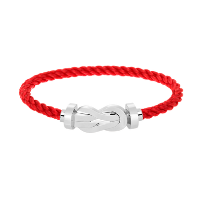 [ORA]CHANCE LARGE 8 FIGURE BUCKLE NO DIAMOND BRACELET SILVER