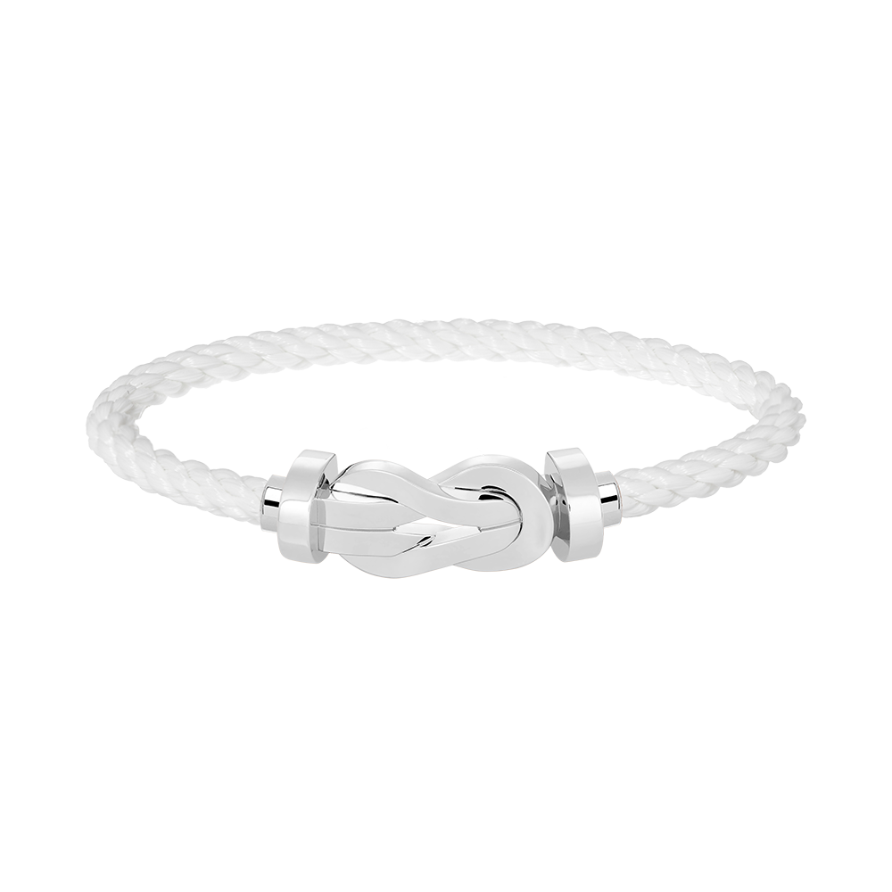 [ORA]CHANCE LARGE 8 FIGURE BUCKLE NO DIAMOND BRACELET SILVER
