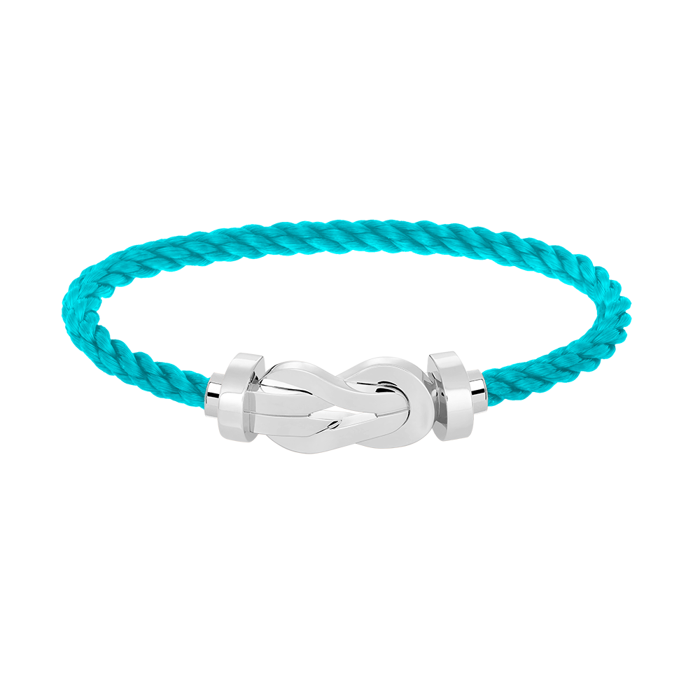 [ORA]CHANCE LARGE 8 FIGURE BUCKLE NO DIAMOND BRACELET SILVER