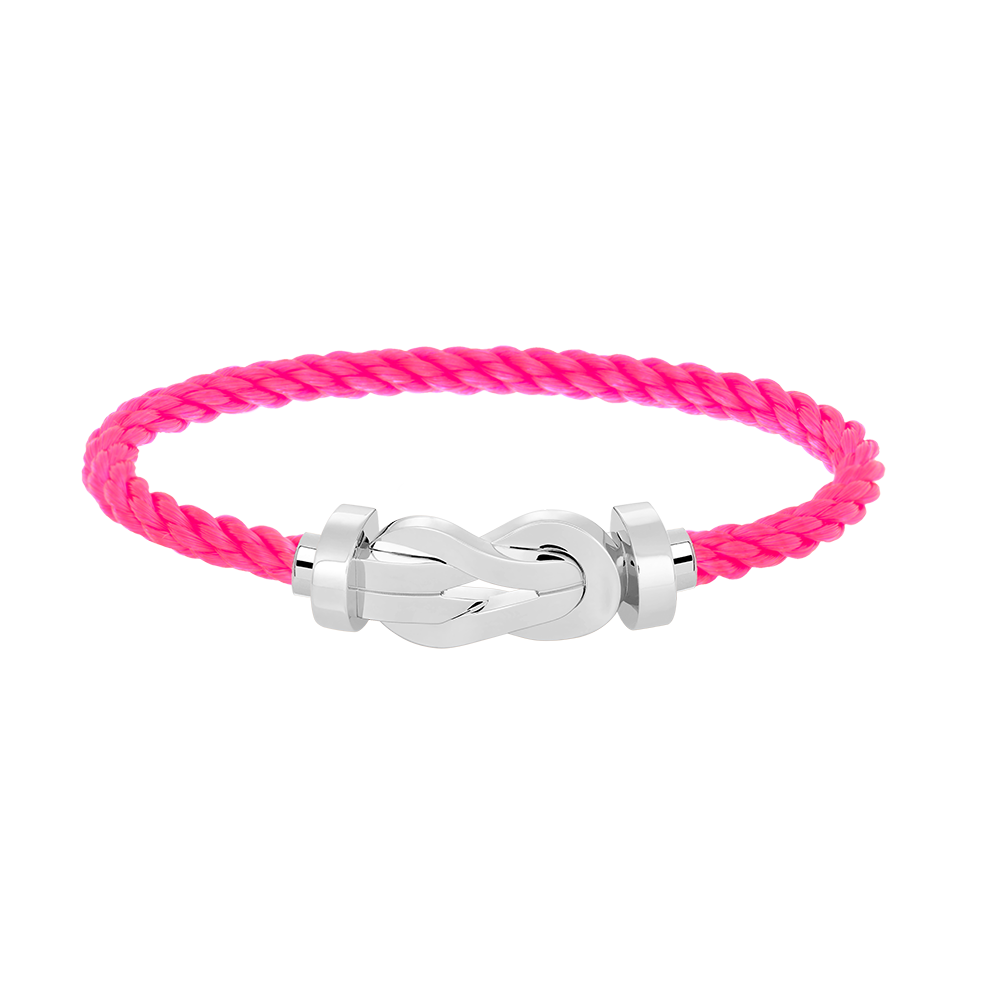 [ORA]CHANCE LARGE 8 FIGURE BUCKLE NO DIAMOND BRACELET SILVER