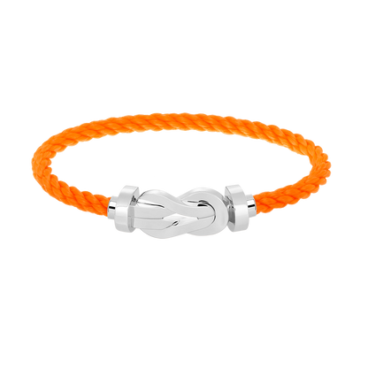 [ORA]CHANCE LARGE 8 FIGURE BUCKLE NO DIAMOND BRACELET SILVER