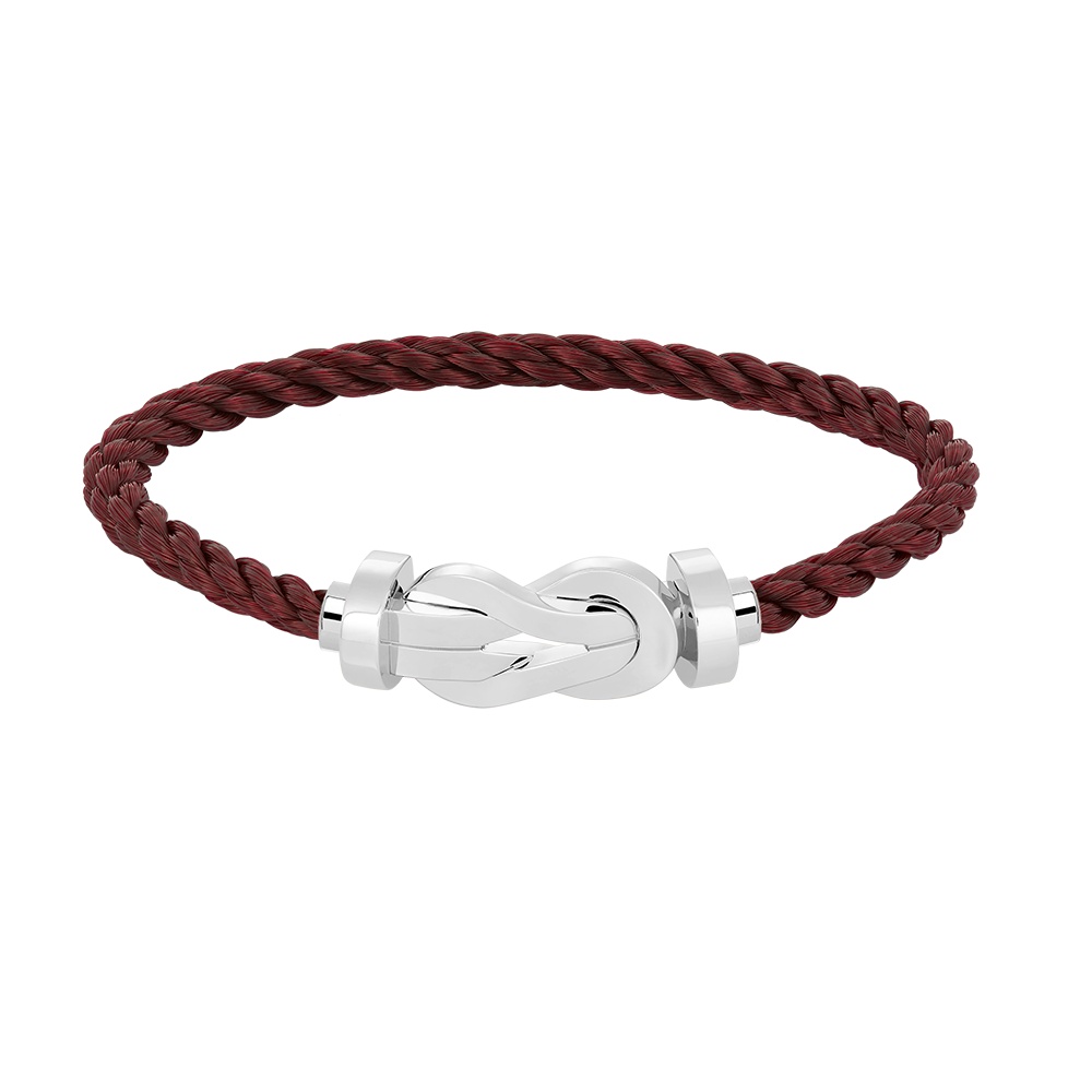 [ORA]CHANCE LARGE 8 FIGURE BUCKLE NO DIAMOND BRACELET SILVER