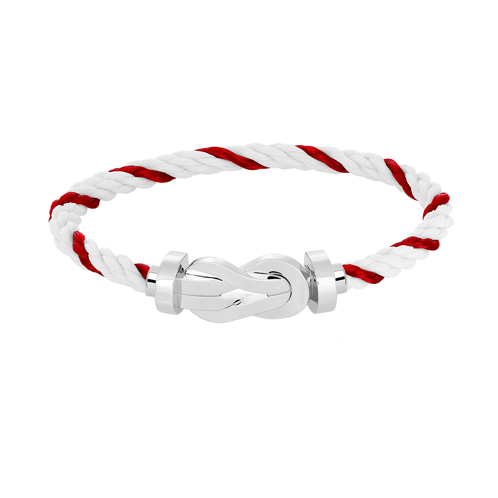 [ORA]CHANCE LARGE 8 FIGURE BUCKLE NO DIAMOND BRACELET SILVER