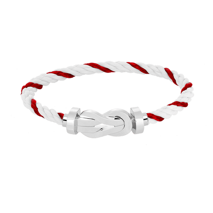 [ORA]CHANCE LARGE 8 FIGURE BUCKLE NO DIAMOND BRACELET SILVER