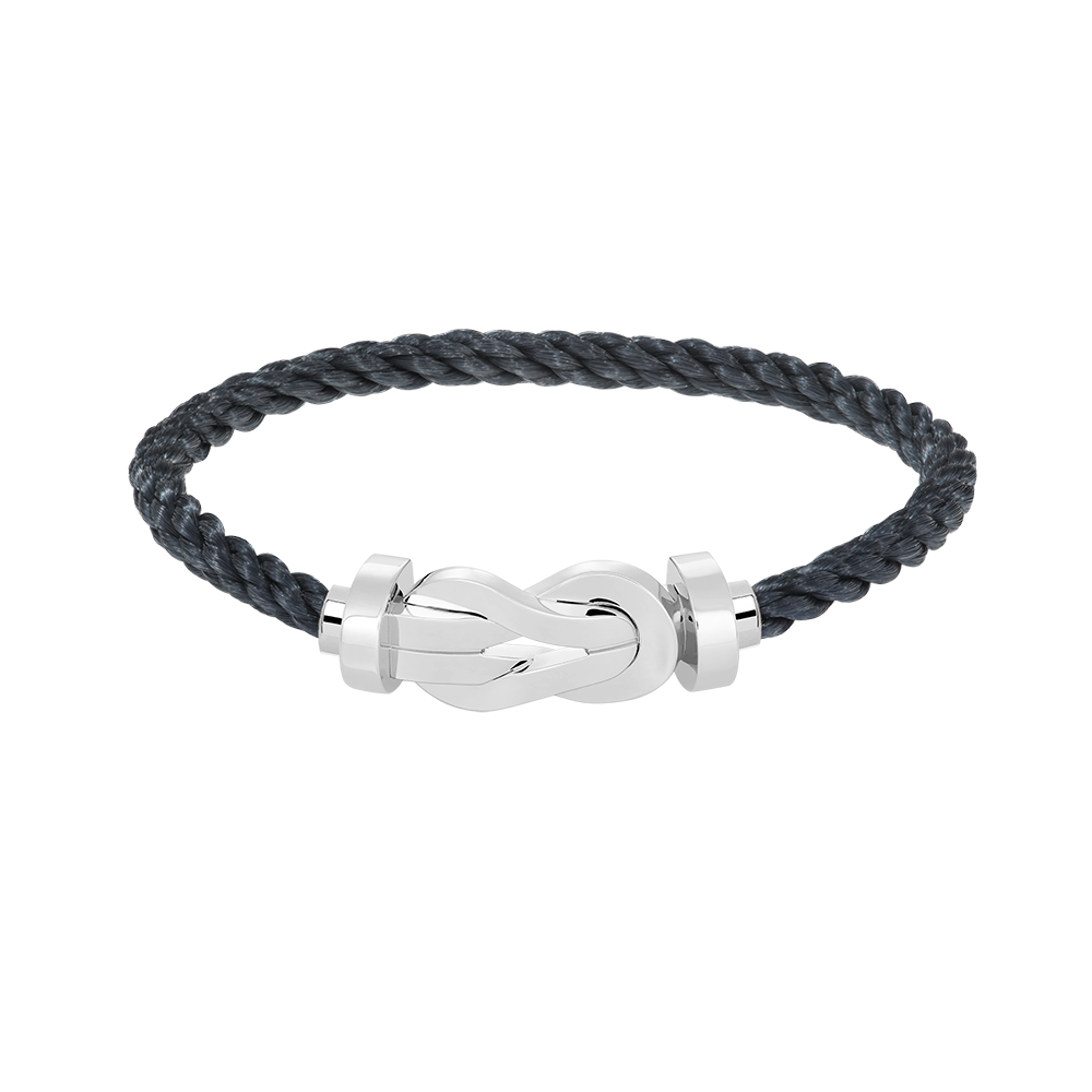 [ORA]CHANCE LARGE 8 FIGURE BUCKLE NO DIAMOND BRACELET SILVER