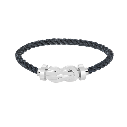 [ORA]CHANCE LARGE 8 FIGURE BUCKLE NO DIAMOND BRACELET SILVER