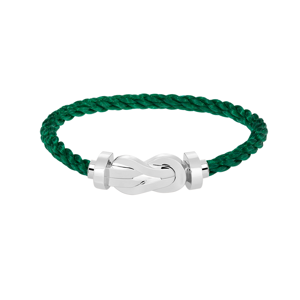 [ORA]CHANCE LARGE 8 FIGURE BUCKLE NO DIAMOND BRACELET SILVER