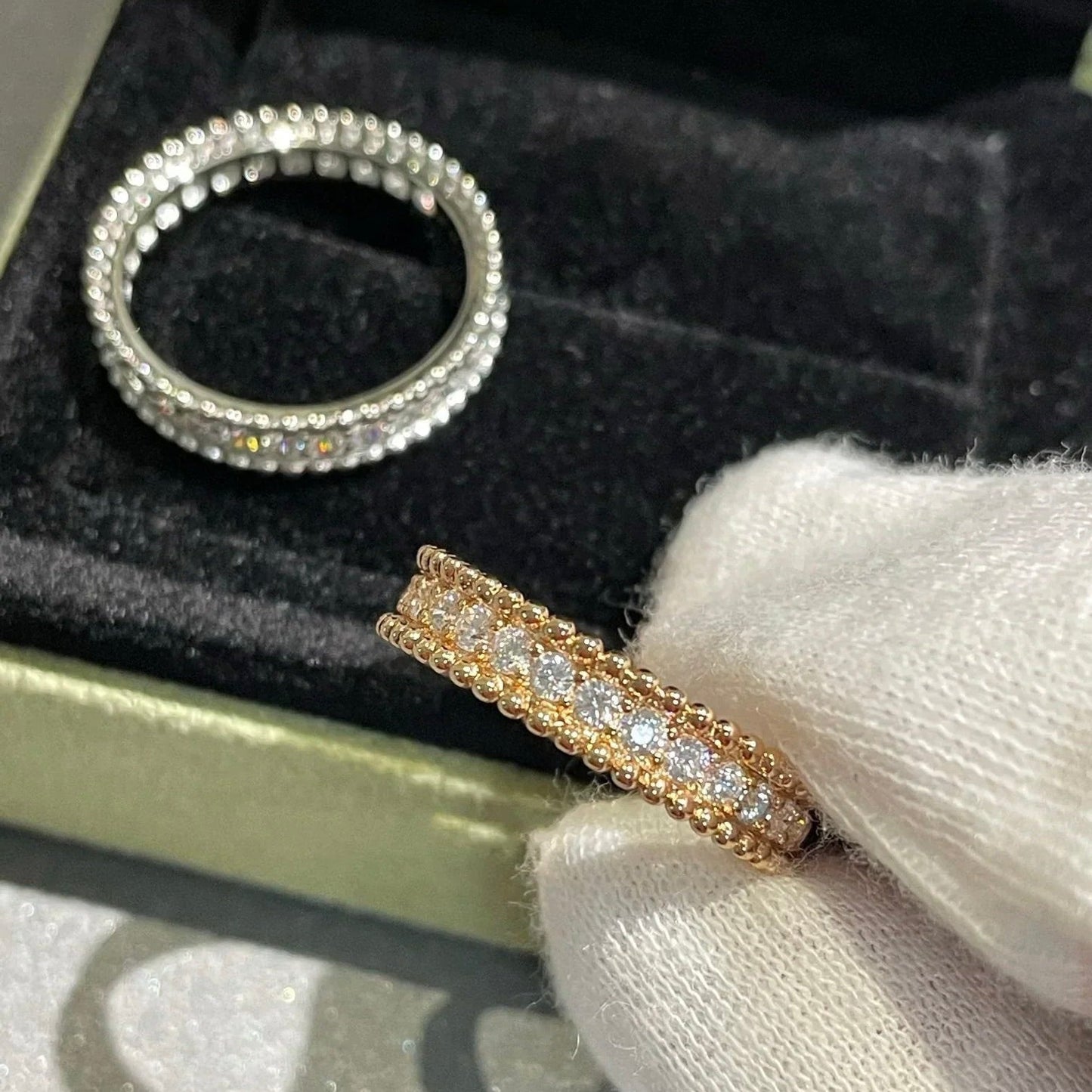 [ORA]PERLEE DIAMOND SILVER RING