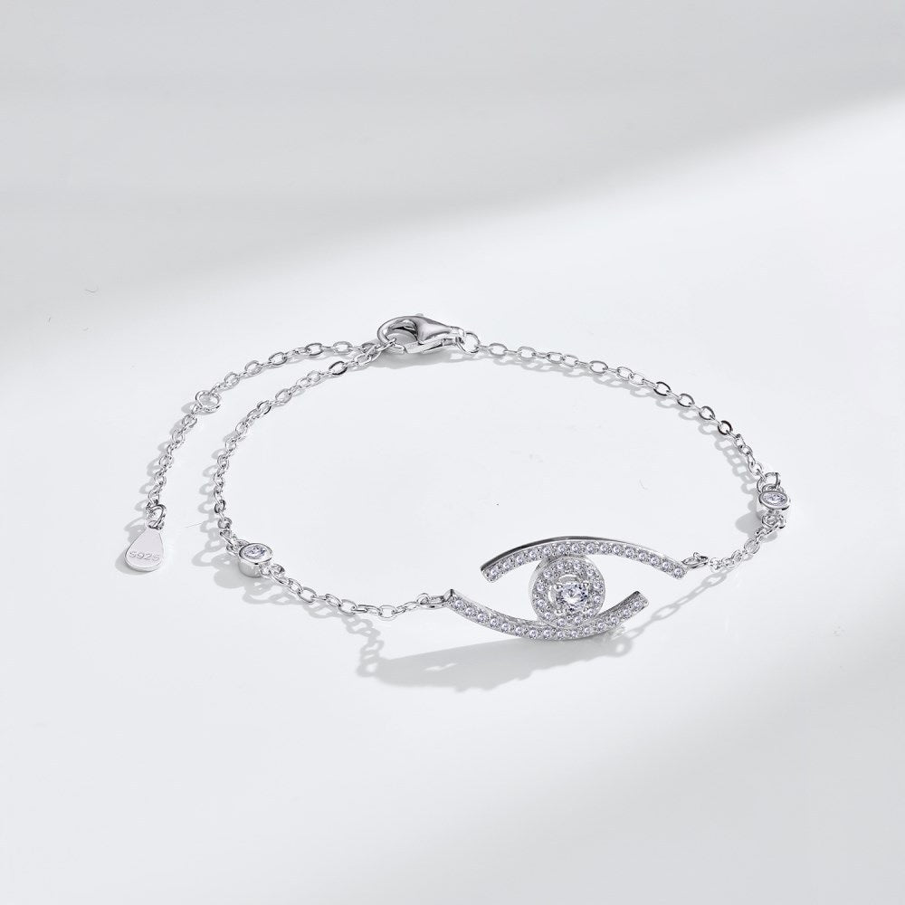 [ORA]Lucky Eye Pave-Set Diamond Bracelet