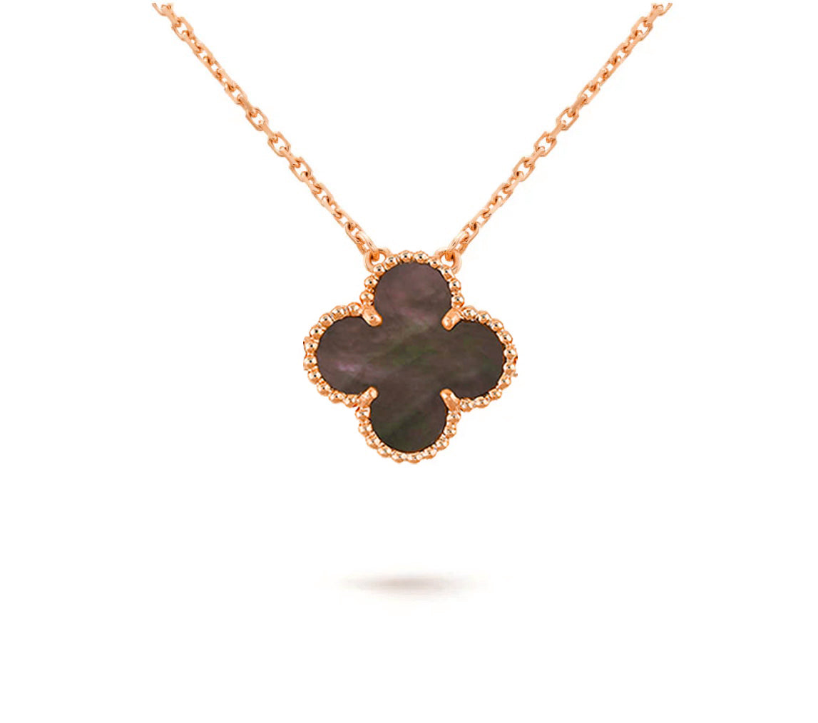 [ORA]CLOVER 15MM SINGLE FLOWER NECKLACE COLLECTION