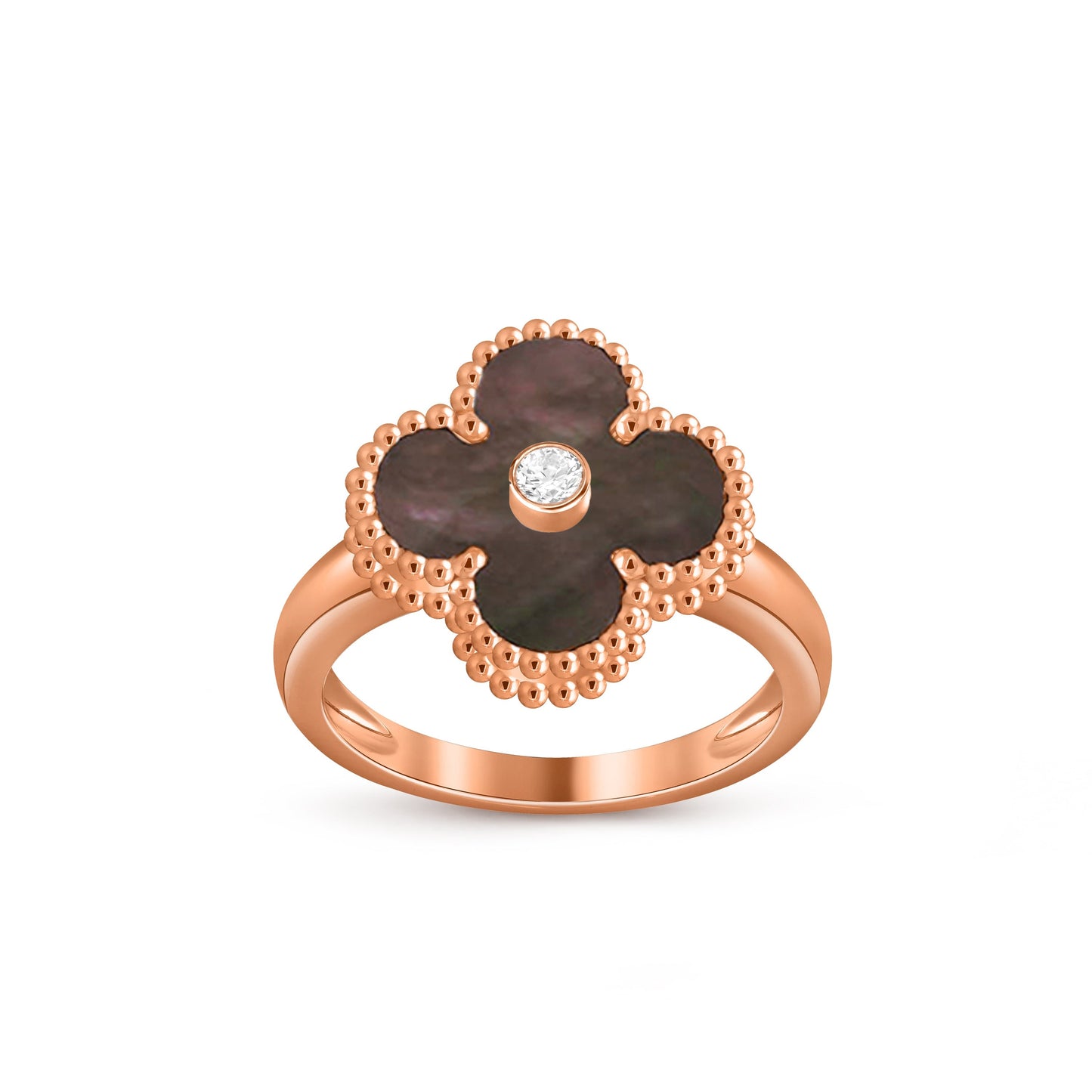 [ORA]CLOVER DIAMOND RING ROSE GOLD COLLECTION