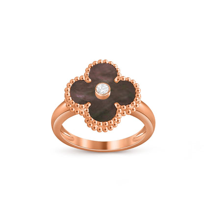 [ORA]CLOVER DIAMOND RING ROSE GOLD COLLECTION