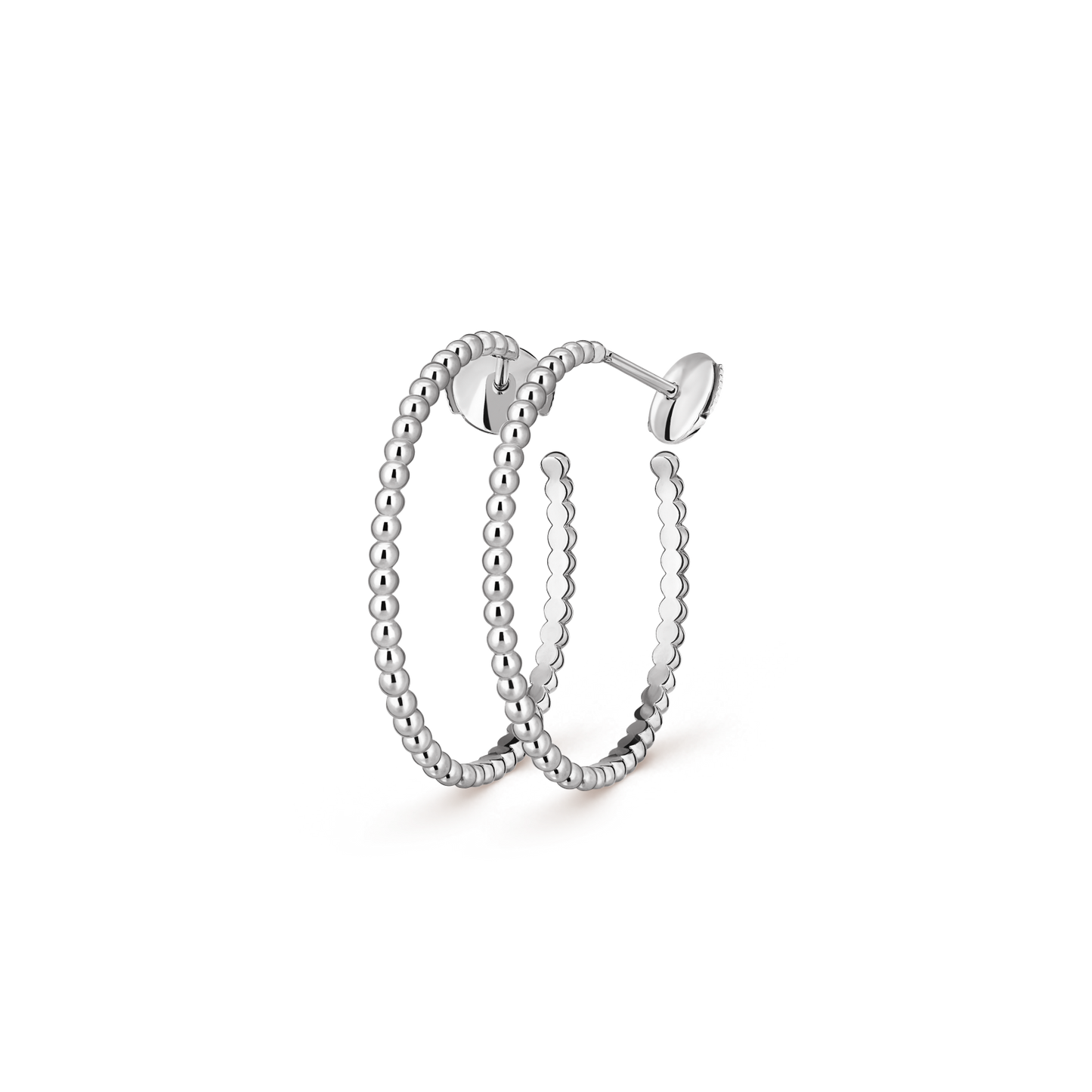 [ORA] SMOOTH BEAD STUD EARRINGS