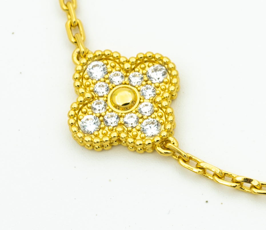 [ORA] CLOVER 5 MOTIF LASER BRACELET COLLECTION