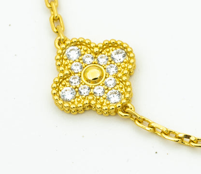 [ORA] CLOVER 5 MOTIF LASER BRACELET COLLECTION