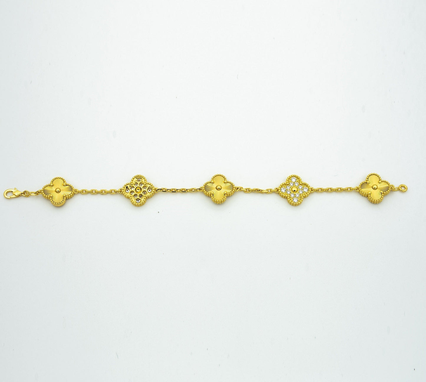 [ORA] CLOVER 5 MOTIF LASER BRACELET COLLECTION