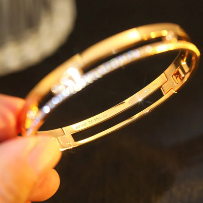 [ORA]Move Romane Diamond Bangle Bracelet