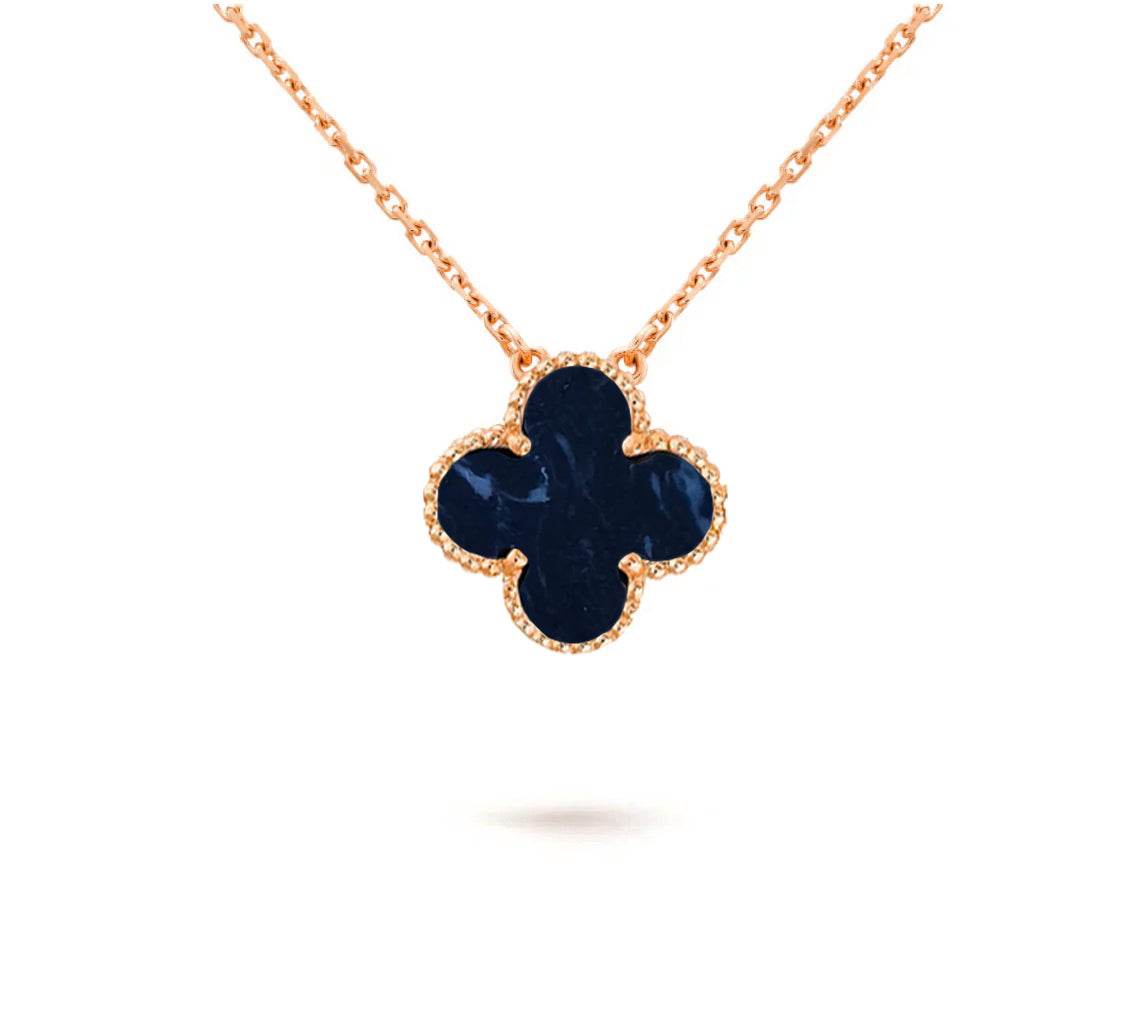 [ORA]CLOVER 15MM SINGLE FLOWER NECKLACE COLLECTION
