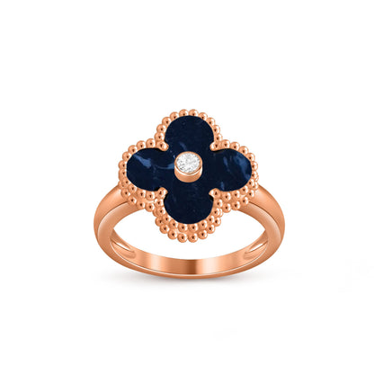 [ORA]CLOVER DIAMOND RING ROSE GOLD COLLECTION