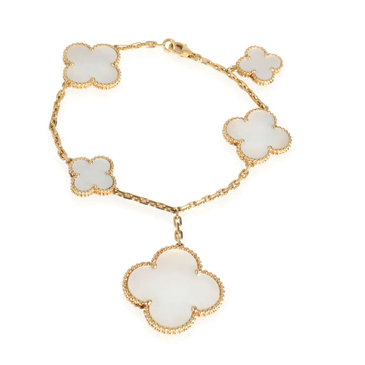 [ORA]MAGIC CLOVER MOP GOLD BRACELET 5 MOTIFS