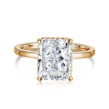 [ORA]4.0 Carat Ornate Enchanting Radiand Cut Banquet Ring