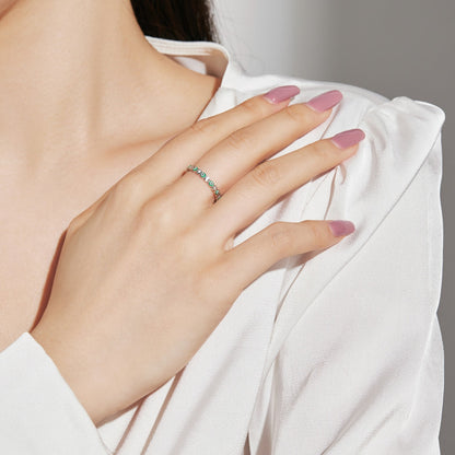 [ORA ]Sparkling Vibrant Round Shape Daily Ring