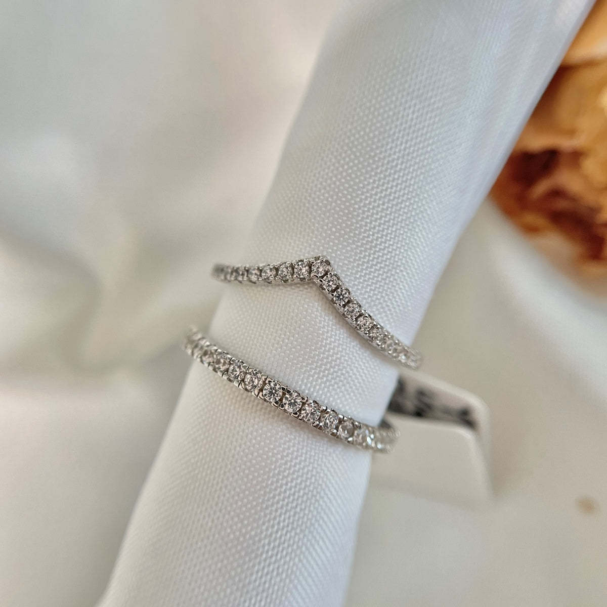 [ORA ]Elaborate Tennis Band Ring