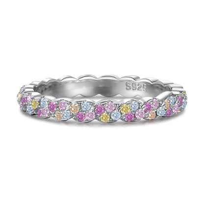 [ORA ]Dainty Ebullient Round Cut Daily Ring