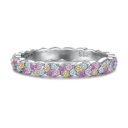 [ORA]Dainty Ebullient Round Cut Daily Ring
