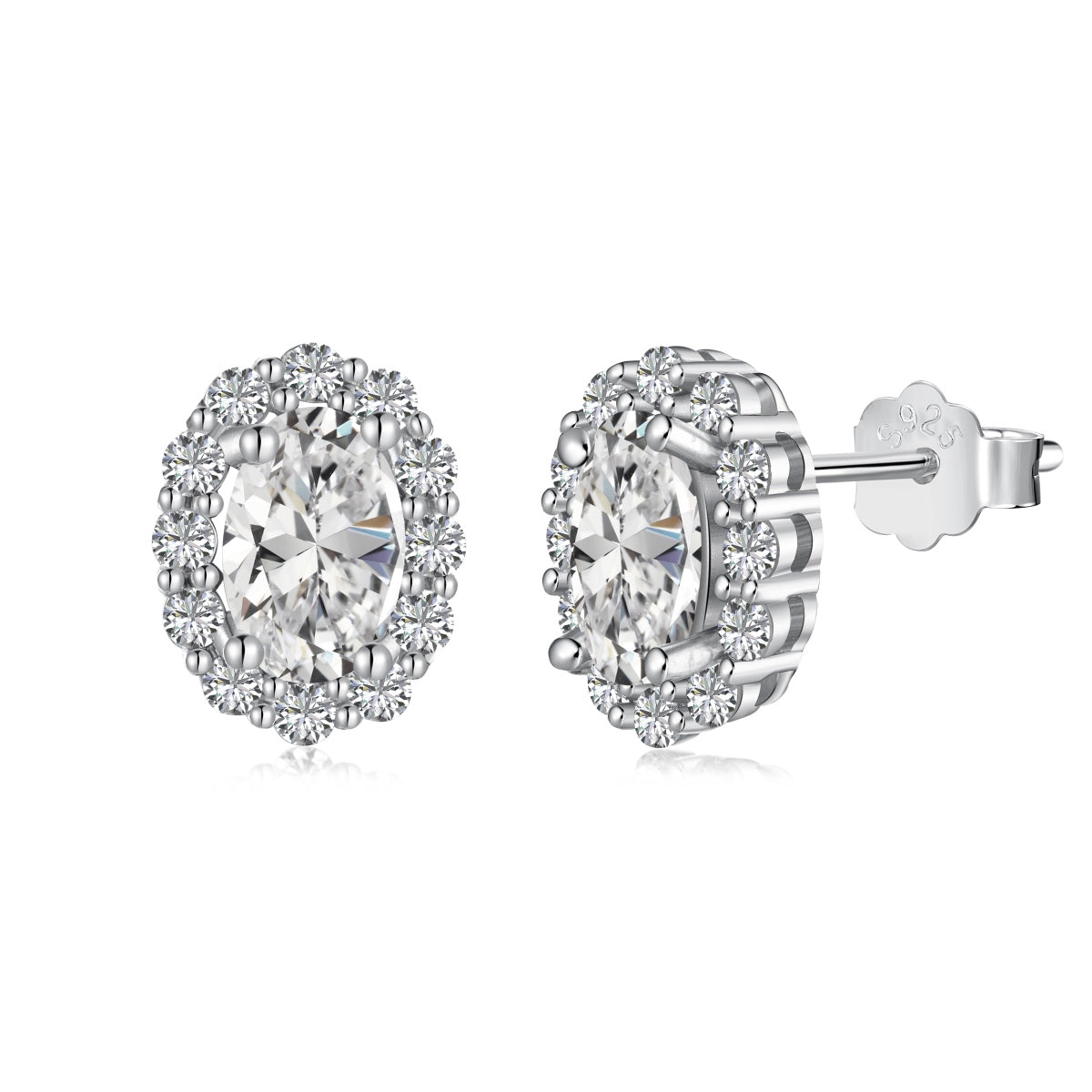 [ORA ]Delicate Unique Oval Cut Daily Earrings