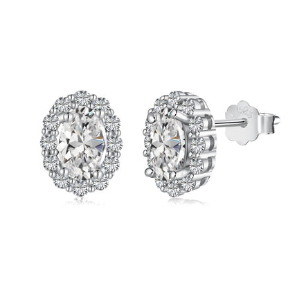 [ORA ]Delicate Unique Oval Cut Daily Earrings