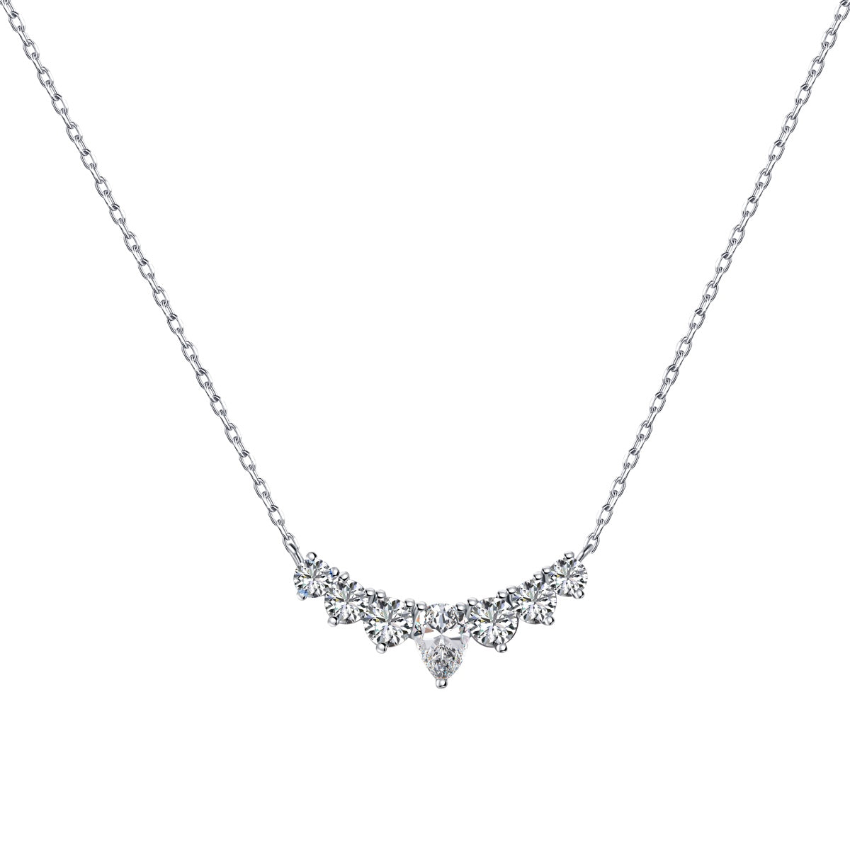 [ORA ]Dainty Colorful Heart Necklace