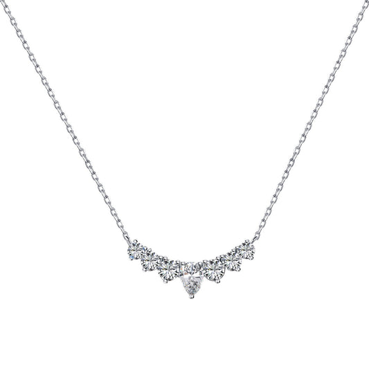 [ORA ]Dainty Colorful Heart Necklace