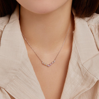 [ORA ]Dazzling Rainbow Necklace