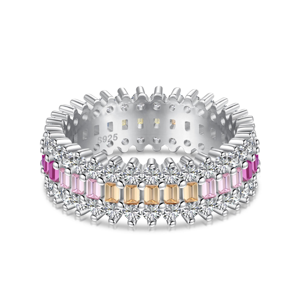 [ORA ]Ornate Colorful Radiant Cut Daily Ring