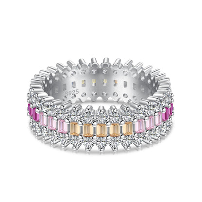 [ORA ]Ornate Colorful Radiant Cut Daily Ring